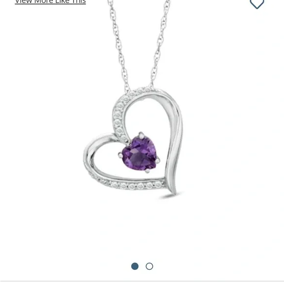 Zales amethyst necklace - Picture 5 of 6